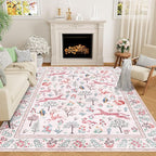 DUKINO 5x7 Area Rugs, Washable Animal Rug by DUKINO