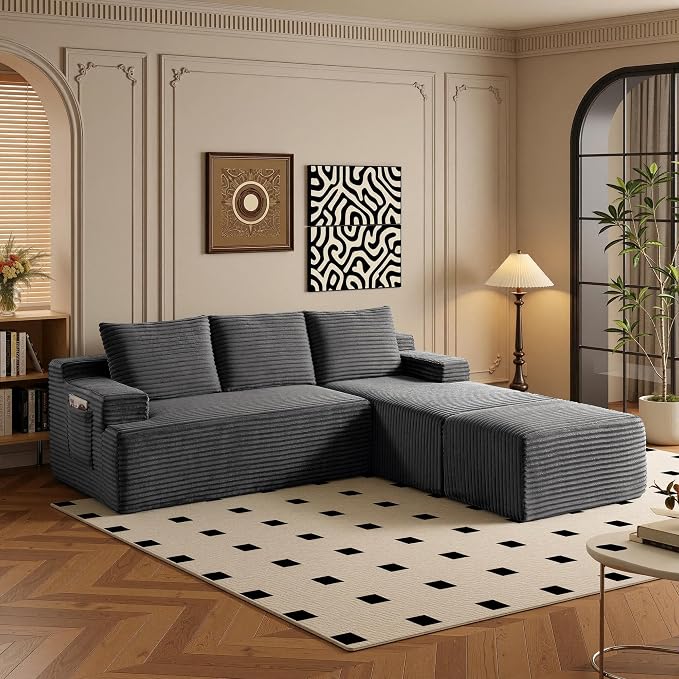 96" Sectional Couches for Living Room Cloud Couch Sofa - Image 8