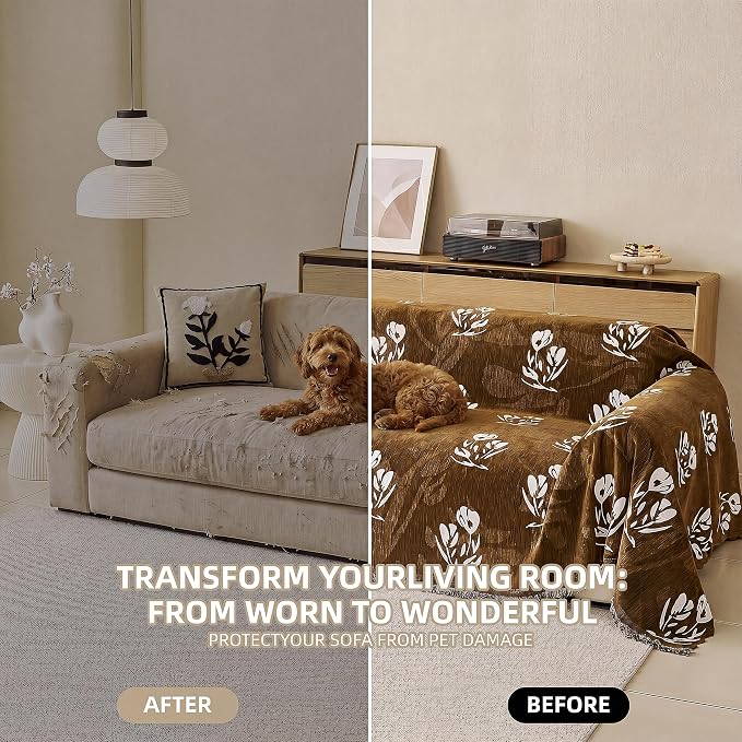 Couch Cover for Dogs Washable Sofa Cover, Sectional Couch Covers, Sofa Covers - Image 4