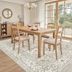 Madane 5x7 Area Rugs for Living Room, Non-Slip Washable Rug, Soft Low Pile - Image 3