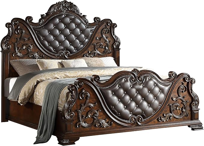 First of a Kind Santa Monica Traditional 5 Piece King Bedroom Set - Image 2