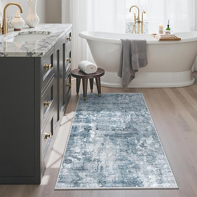 Soalmost 2x4 Abstract Washable Rugs - Image 3