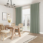 100% Blackout Curtains 90 Inch Length 2 Panels Set - Image 8