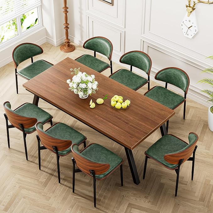 YaFiti Dining Chairs Set of 4, Dining Room and Kitchen Chairs, Mid Century - Image 4