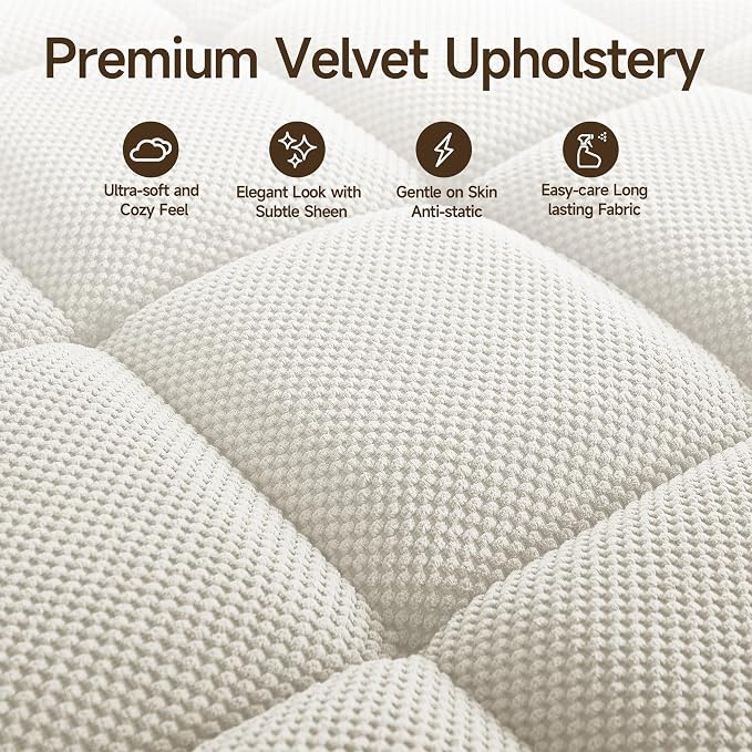 70.9" Chaise Lounge Chair Indoor, Oversized Boucle Upholstered Sofa Bed - Image 8