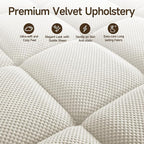 70.9" Chaise Lounge Chair Indoor, Oversized Boucle Upholstered Sofa Bed - Image 8