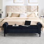 Storage Bed Bench for Bedroom, King Size Bench - Image 3