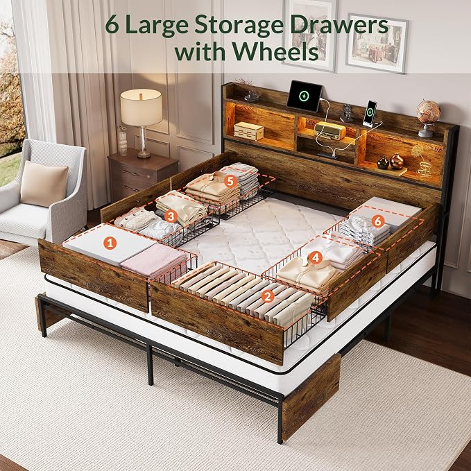 LARMACE King Size Bed Frame - Image 3