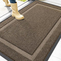 OLANLY Front Door Mat Outside 47x32, All-Season Heavy-Duty Rubber Doormat | by OLANLY