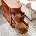 LITTLE TREE End Table Set of 2, No Assembly Required Wood End Table - Image 7