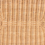 Bali & pari Elissa Bohemian Light Honey Rattan Elephant End Table - Image 8