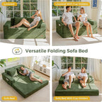 MAXYOYO Loveseat Sofa Bed, 4 in 1 Convertible Boneless Couch Folding Recliner - Image 3