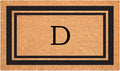 Calloway Mills 152962436D Black Border 24" x 36" Monogram Doormat by Callowaymills
