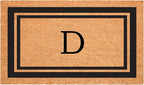 Calloway Mills 152962436D Black Border 24" x 36" Monogram Doormat by Callowaymills