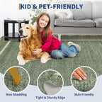 GarveeHome Scalloped Area Rug 4x6 - Image 5