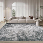 Aelenmu 10x14 Area Rugs for Living Room Dining Room Washable Black | Soft - Image 3