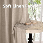 YoungsTex Extra Long Linen Curtains 108 Inch Length - Image 6