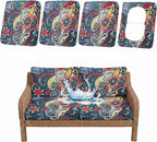 Waterproof Outdoor Cushion Covers, Stretch Patio Slipcovers | UV Resistant by hyha