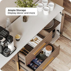 BELLEZE 60‘’ Sideboard Buffet, Console Table - Image 5