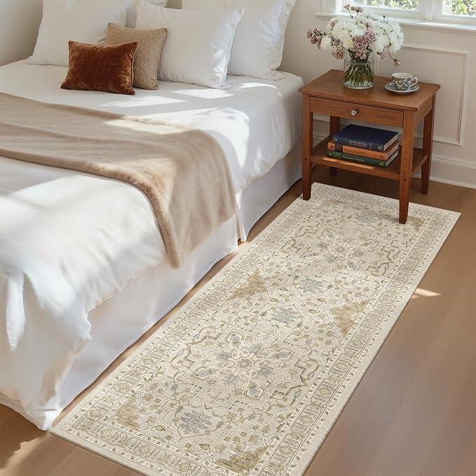 Madane Hallway Runner Rug 2x5 Washable Entry Rugs Non-Slip, Soft Low-Pile by Madane