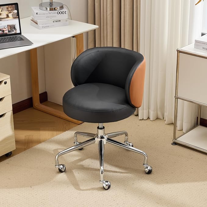 VINGLI Cute Small Swivel Desk Chair Comfy by VINGLI