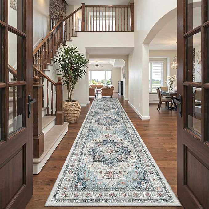 Madane Hallway Runner Rug 3x16 Washable Kitchen Runners Long, Soft Thin - Image 2