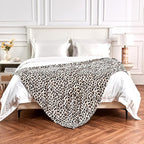 Edenleaf Leopard Print Blanket Fleece Throw - Image 5