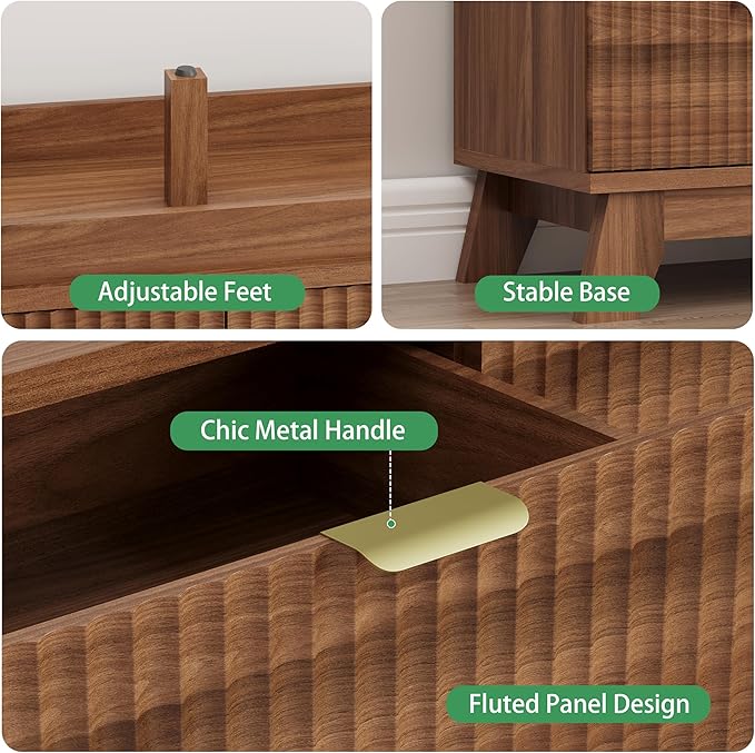 Xixini Fluted Dresser for Bedroom - Image 6