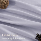 Lavender Purple Linen Curtains 90 Inches Long - Image 4