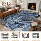 DMOYEST 8x10 Area Rug for Living Room - Image 3