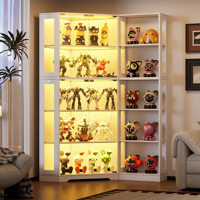 PAKASEPT Corner Display Curio Cabinet - Image 8
