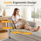 VANOMi Oversized 70.47'' Chaise Lounge Chair Indoor, Modern Upholstered Sofa Bed - Image 5