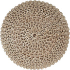 REDEARTH Round Pouf Ottoman - Image 6