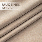 MIULEE 100% Blackout Linen Curtains - Image 3