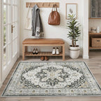 Madane Area Rug 4x6 Washable Rugs Vintage - Image 3