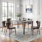 Soalmost Abstract Rug 5x7 Washable Area Rugs - Image 3