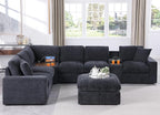 Ball & Cast 127" Oversized Modular L-Shaped Sectional Sofa, Large Chenille - Image 3