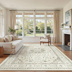 5x7 Area Rugs for Living Room, Large Washable Rug, Dining Room, Low Pile - Image 4