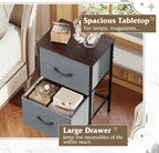 WLIVE Night Stand, Small Dresser - Image 5