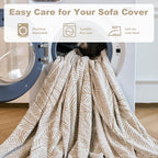 Couch Covers for Sofa, Sofa Covers Washable, Sectional Couch Covers, Sofa - Image 7