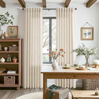 Linen Curtains for Living Room 72 Inches Long Modern Farmhouse Decor Light - Image 7