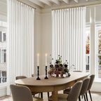 Beige White Pinch Pleated Extra Wide Curtain Panels 96 Inches Long 100 Wide | - Image 6