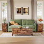 IRONCK End Table with Charging Station, Narrow Side Table - Image 2