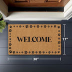 Barnyard Designs Natural Coco Coir Non-Slip Doormat | Heavy-Duty Welcome Mat - Image 3