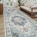 Madane 4x10 Wide Hallway Runner Rug Washable - Image 2