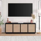 Henn&Hart 2-Tone TV Stand for TVs up to 78" - Image 2
