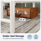 Allewie 14 Inch King Size Metal Platform Bed Frame - Image 5