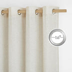 NICETOWN Linen Polyester Curtains - Image 4