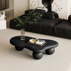 40” Cloud Coffee Table with 3 Ball Legs, Modern Irregular Center Table - Image 5
