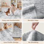 Kitchen Rugs Sets of 2, 2x3 2x4 Rug Runner, Dining Room, Soft Runner Rug - Image 7